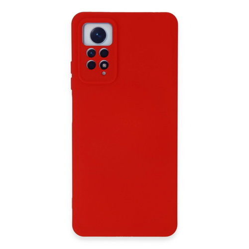 Redmi Note 12 4G Kılıf Nano İçi Kadife Silikon - Kırmızı