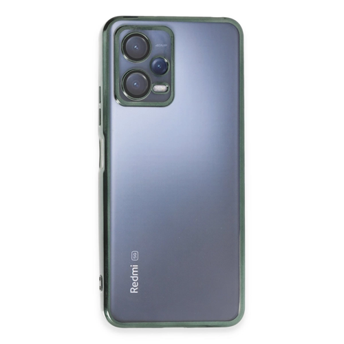 Redmi Note 12 5G Kılıf Lensli Silikon - Yeşil