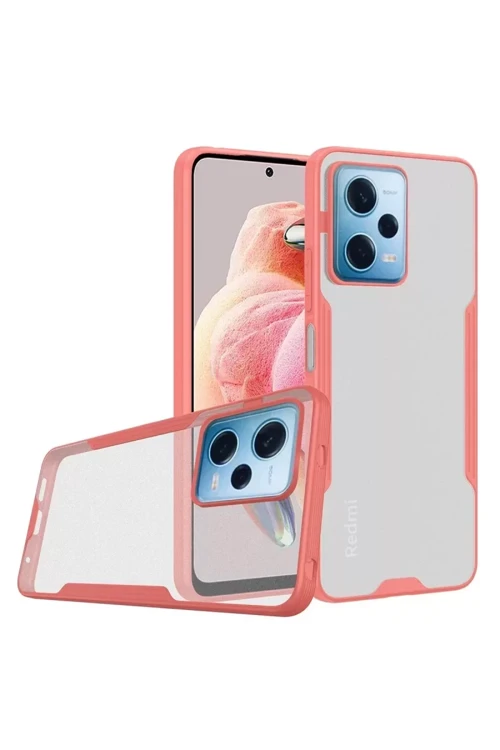 Redmi Note 12 5G Kılıf Platin Silikon - Pembe