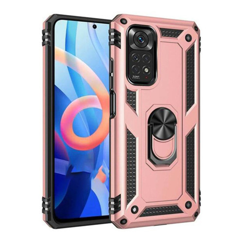 Redmi Note 12S Kılıf Sofya Yüzüklü Silikon Kapak -