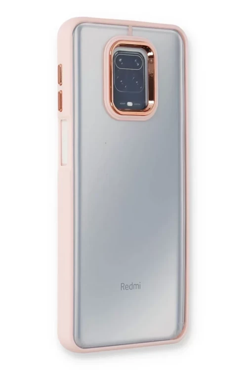Redmi Note 9 Kılıf Dora Kapak - Pudra