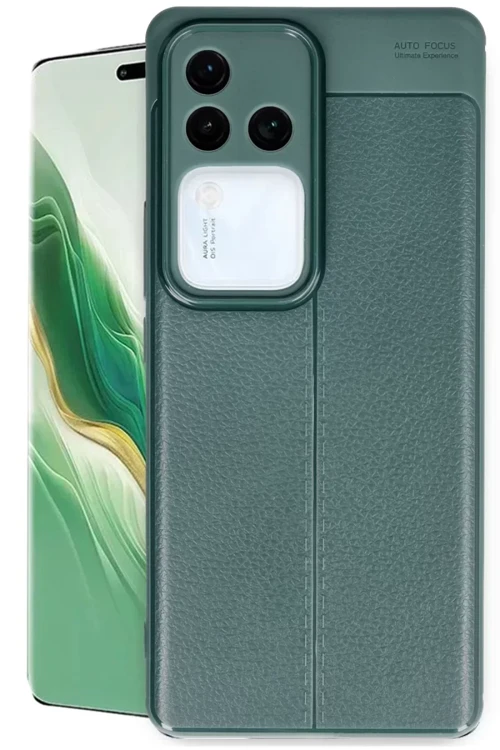 V30 5G Kılıf Auto Focus Kapak - Koyu Yeşil