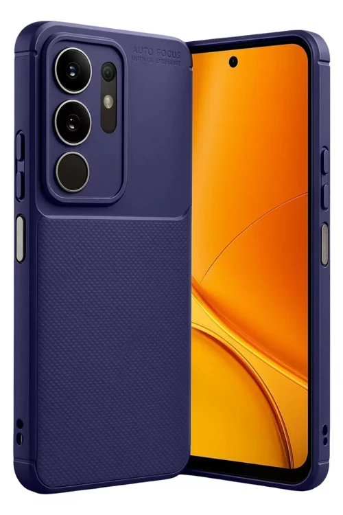 Y29 4G Auto Focus Karbon Kapak - Lacivert