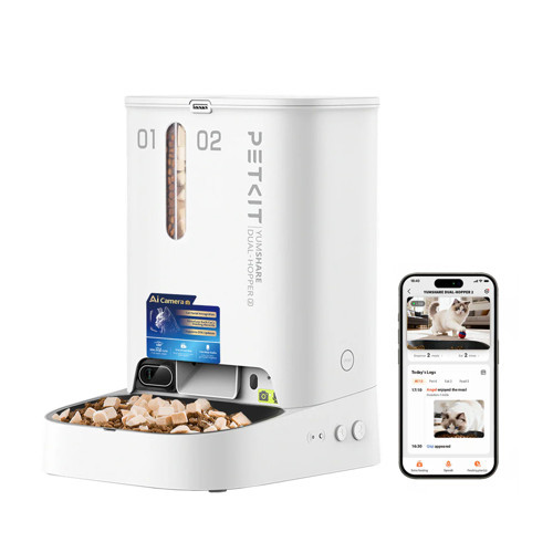 Yumshare Kameralı Çift Hazneli Akıllı Mama Kabı 2 Ai (Petkit Türkiye Garantili)