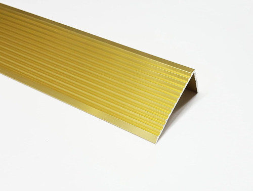 L Model Metal Merdiven Basamak Profili Çıtası Köşebent Bitim Profil Altın Gold Rengi 4cm*2cm*90cm