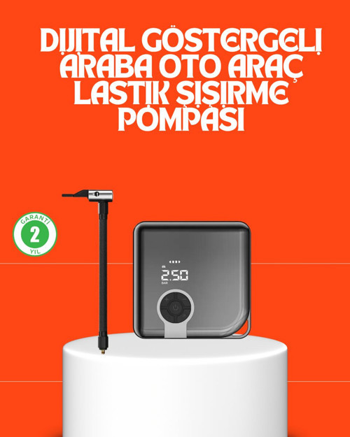 150 PSI Yüksek Basınç Kapasiteli Kablosuz Lastik Pompası - RFIOVS9598-2882