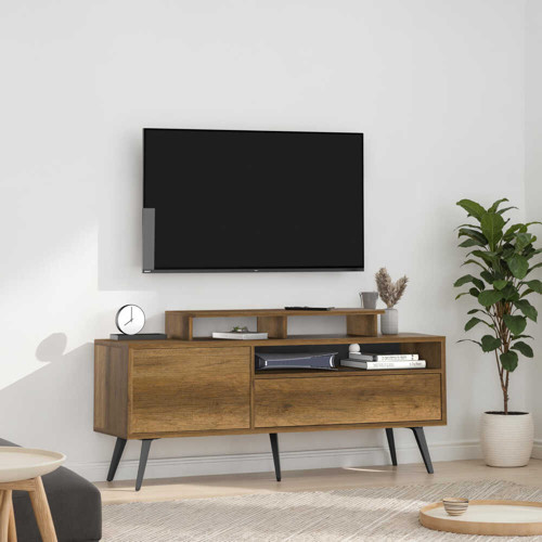Tek Kapaklı Çekmeceli Tv Ünitesi Oslo Ceviz 150x52x40 cm
