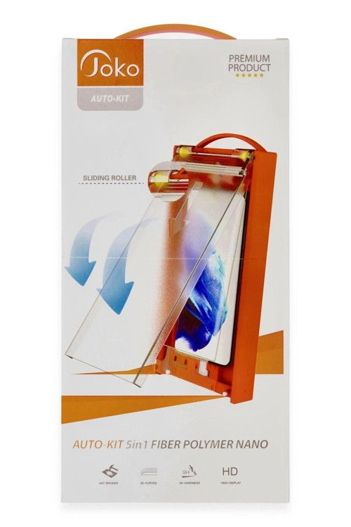 Mey İthalat® Samsung Galaxy S21 Ultra Autokit 5İn1 Fiber Polymer Nano Ekran Koruyucu