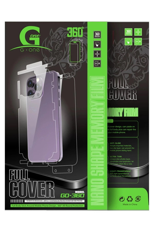 Mey İthalat® iPhone 17 Pro 360 Full Body Arka Koruyucu