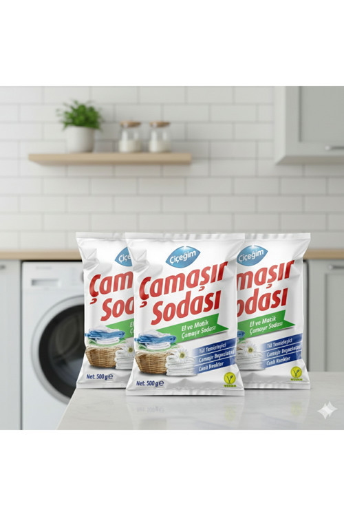Çamaşır Sodası 500 Gr 3 Adet