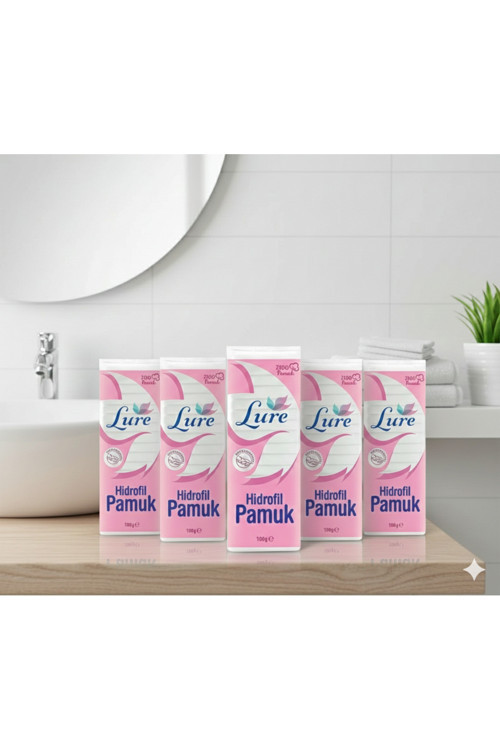 5 Adet Hidrofil Pamuk 100 Gr