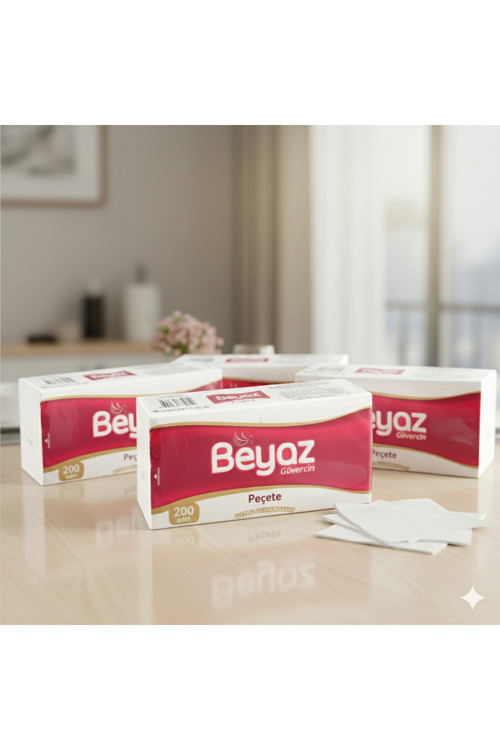 Peçete 200 Yaprak 4 Adet