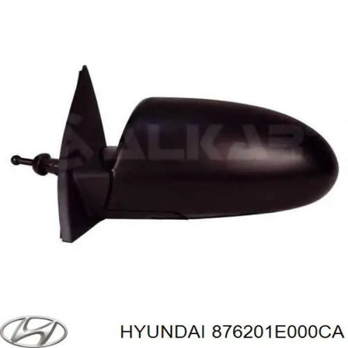 Hyundai Accent Dış Ayna Manuel Sağ 2006 (Oem No: 876201E000Ca)