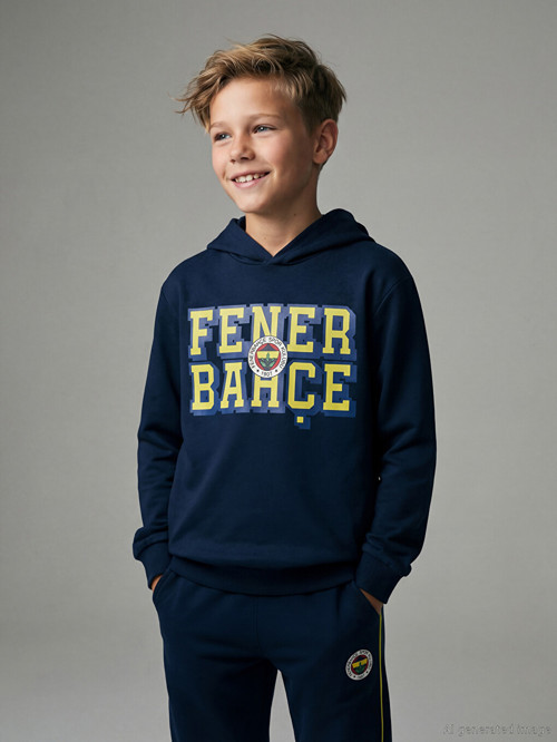 Kids Lacivert Sweatshirt