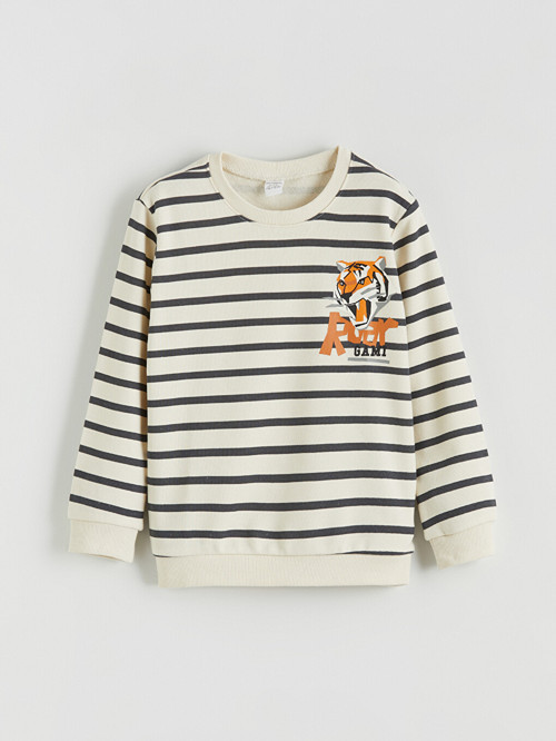 Kids Bej Sweatshirt