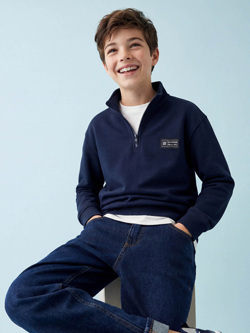Kids Lacivert Sweatshirt