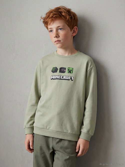 Kids Yeşil Sweatshirt