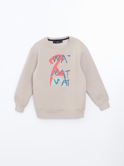 Kids Bej Sweatshirt