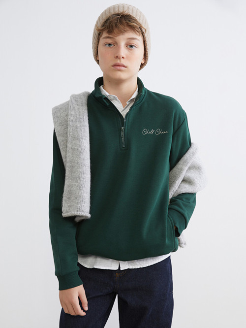 Kids Yeşil Sweatshirt