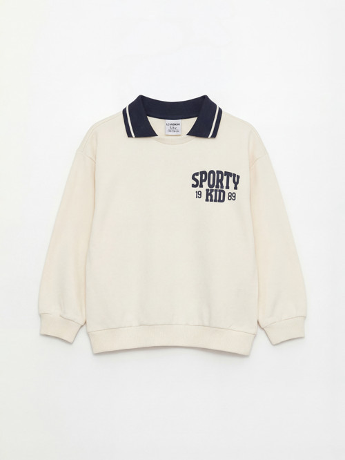 Kids Bej Sweatshirt