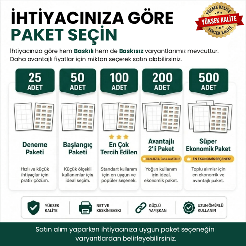 HB-1078 210 x 78,63 mm A4 Laser Etiket (100 Adet)