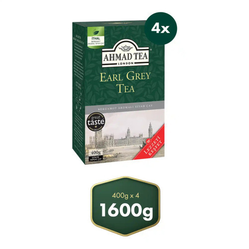 Early Grey Dökme Siyah Çay 4’lü Avantaj Paket 1.6 KG (4 x 400 Gr)