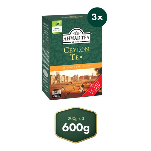 Ceylon Tea 3x200 Gr Dökme Çay
