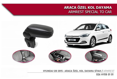 Hyundai İ20 2015- Model Araca Özel Kol Dayama Niken