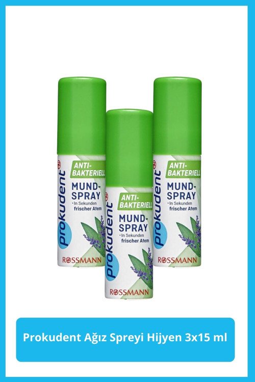 Ferahlık Diş Eti Koruyucu Ağız Spreyi Hijyen 15 ml 3'lü