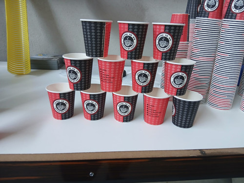 3000 Adet 7 Oz Karton Bardak Ekonomik Paket Tek Kullanımlık Kağıt Bardak Sıcak & Soğuk Uyumlu