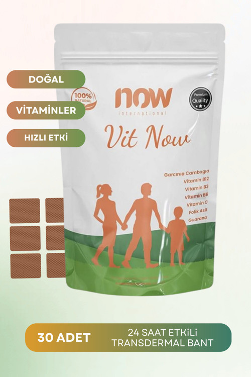 Vit Now Günlük Vitamin Transdermal Bandı – 30 Adet