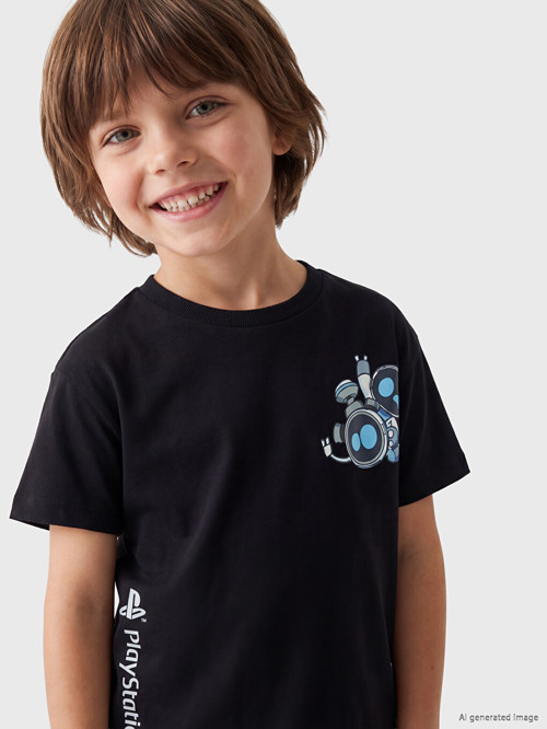 Kids Siyah Tişört