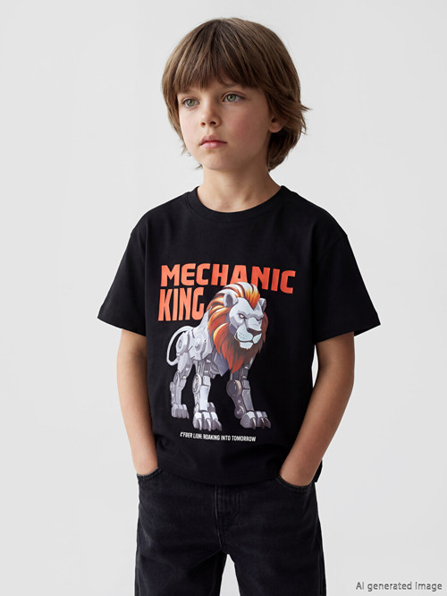 Kids Siyah Tişört