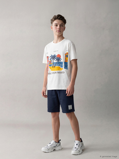 Kids Lacivert Şort