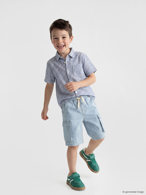 Kids İndigo Şort
