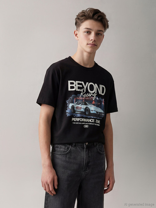 Kids Siyah Tişört