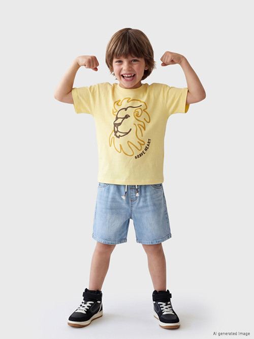 Kids Sarı Tişört