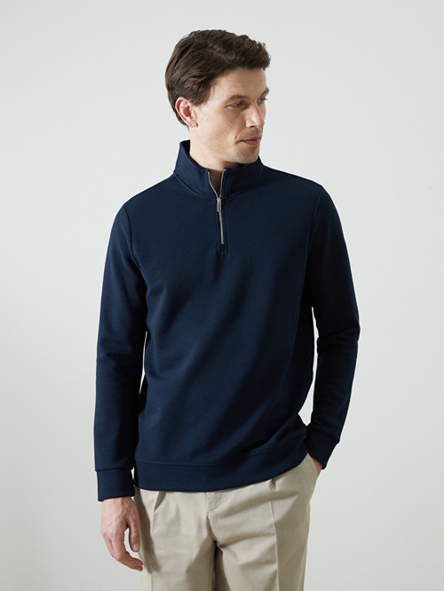 Classic Lacivert Sweatshirt