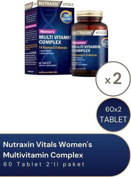 Women's Multivitamin Complex 60 Tablet 2'li Paket