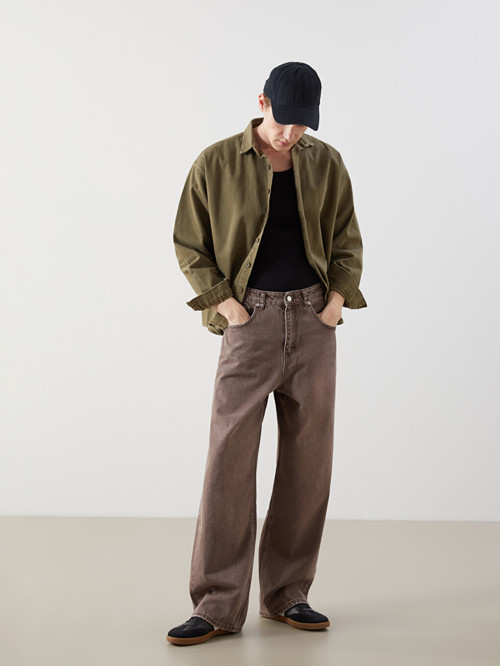 Jeans Kahverengi Jean
