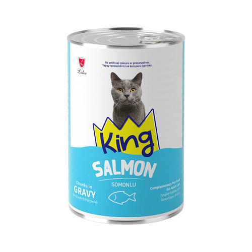 Somon Etli Yetişkin Kedi Konservesi (400 g)