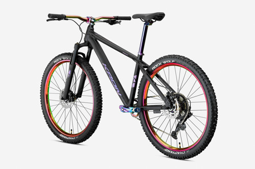 Rebel 26" MTB 15' 8 Vites H.Disk Mat Siyah - Rainbow