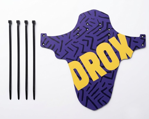 Drox Mor Bisiklet Kadro ve Maşa Plastik Çamurluk