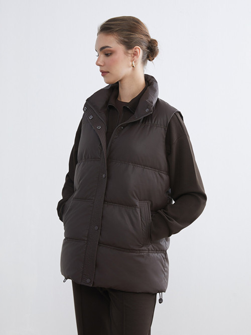 Modest Bordo Yelek