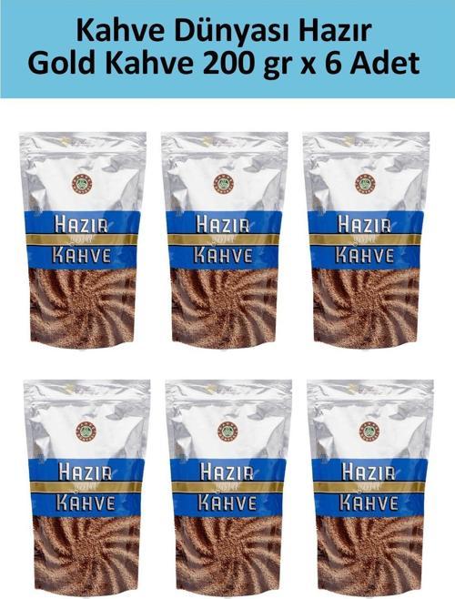 Gold Hazır Kahve 200 gr x 6 Adet
