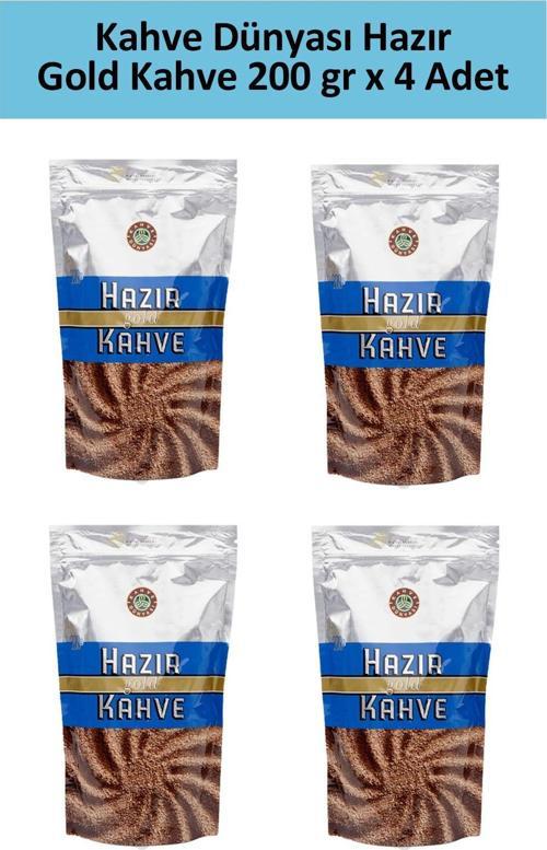 Gold Hazır Kahve 200 gr x 4 Adet