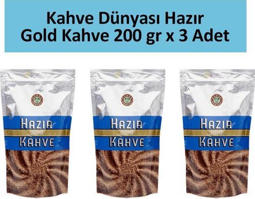 Gold Hazır Kahve 200 gr x 3 Adet