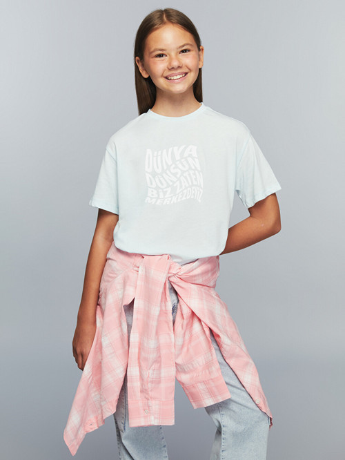 Kids Mavi Tişört