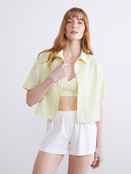 DREAM Sarı Pijama Takımı