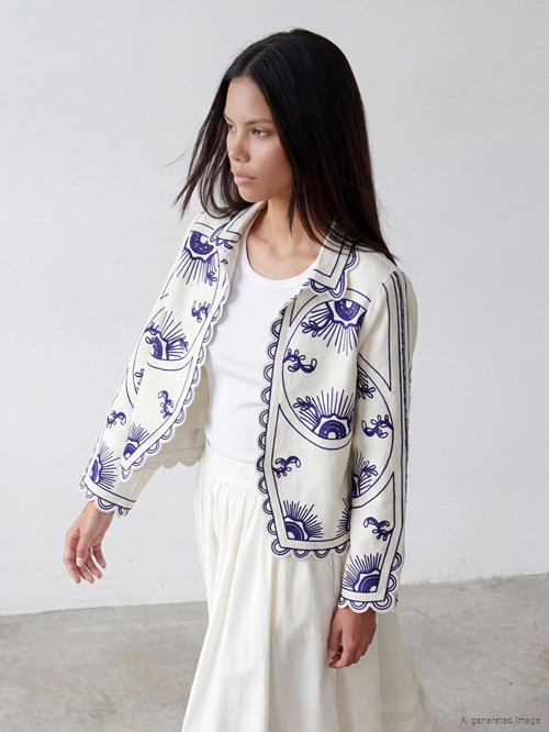 Modest Mavi Yelek